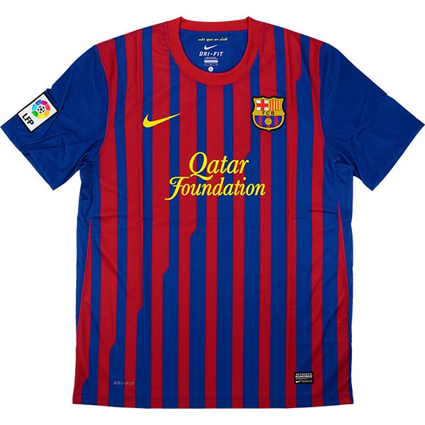 Tailandia Camiseta Barcelona 1st Retro 2011 2012 Azul Rojo